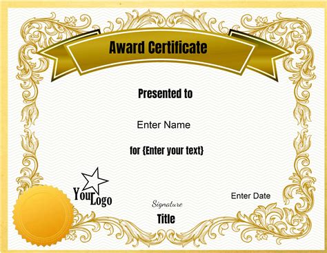 My Certificate 